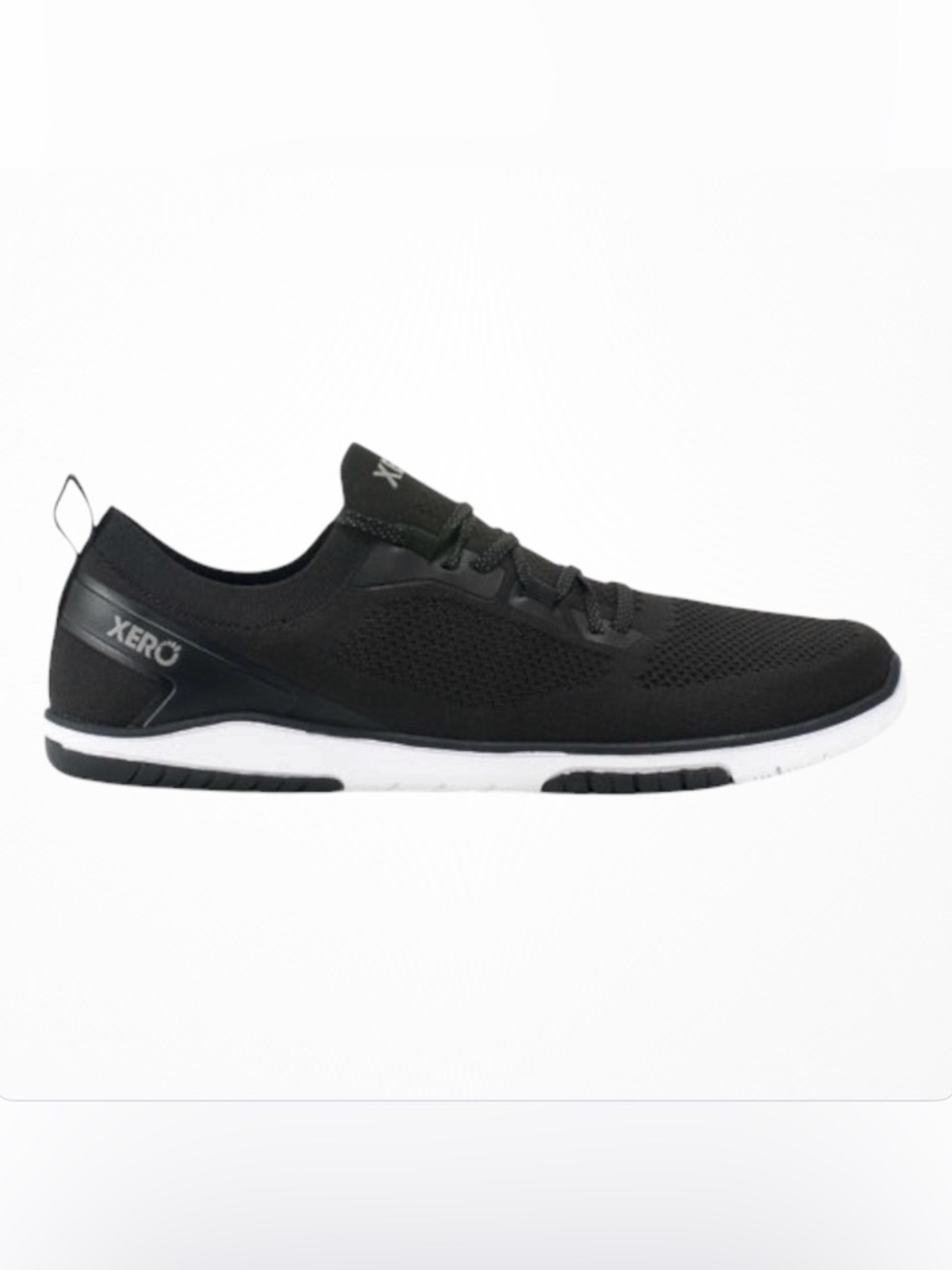 Xero Shoes Men's Nexus Knit Barefoot Minimalist Athleisure Shoe Black Size 8.5